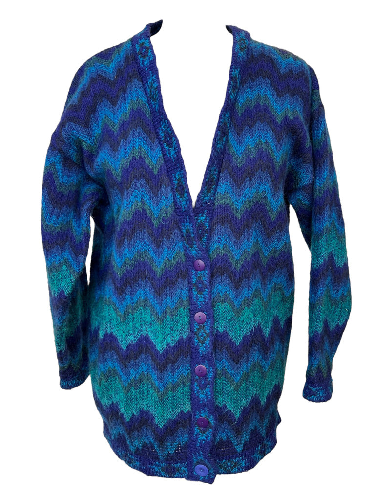 Vintage Northern Lights Cardigan – Nancy The Girl