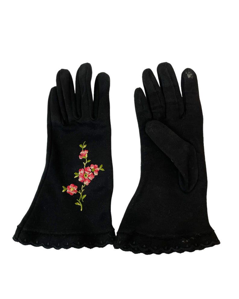 Vintage Cherry Blossom Gloves*