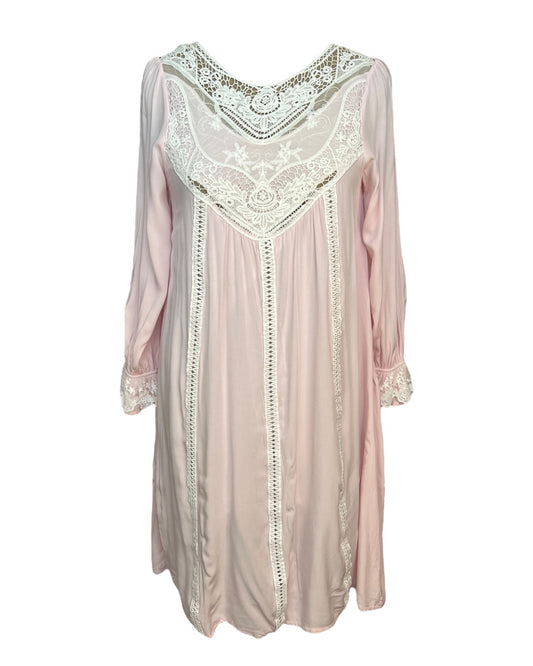 Vintage Lace Rose Nightgown*
