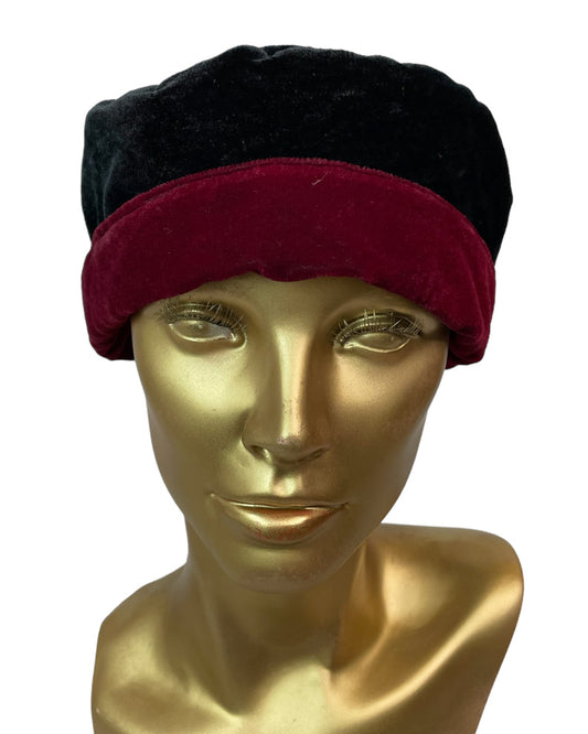 1990s Reversible Velvet Hat