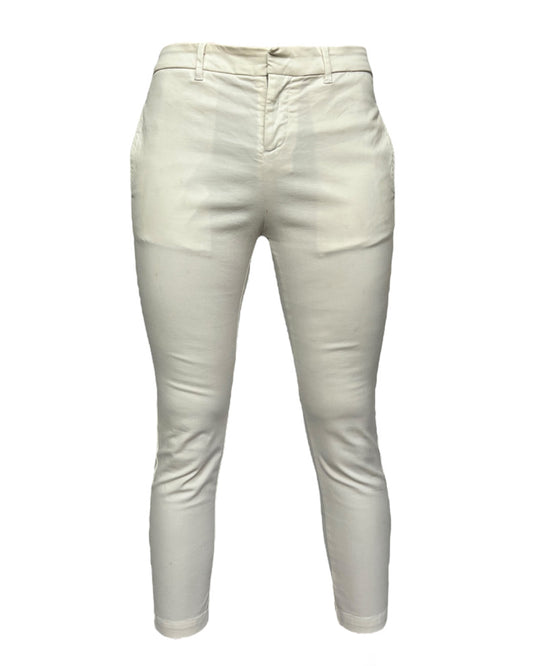 Contemporary White Chino Pants*