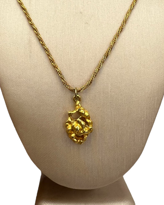 Vintage Golden Nugget Necklace