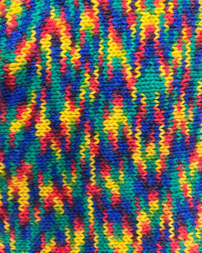 1970s Multicolor Hand Knit Sweater
