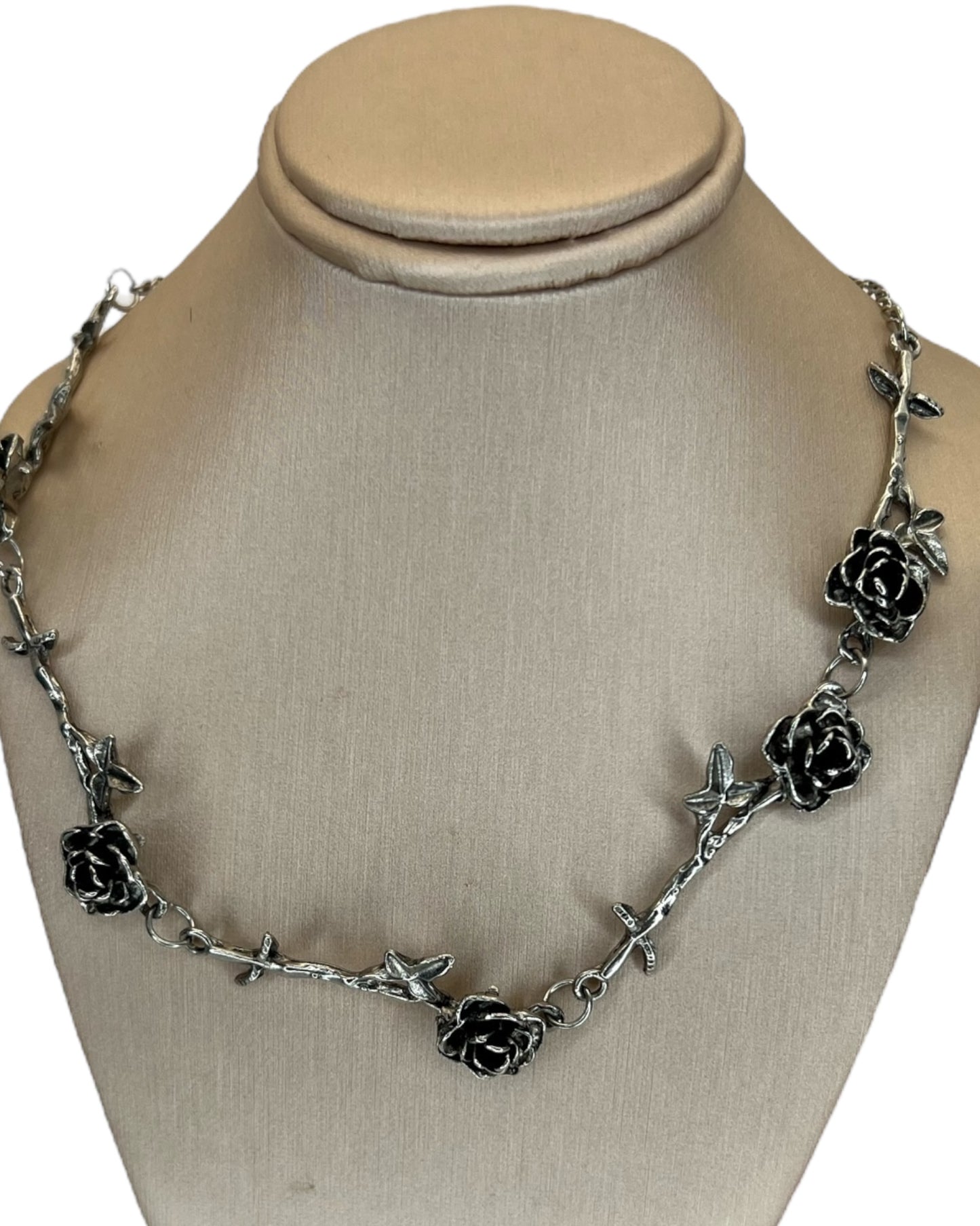 Vintage Rose Necklace