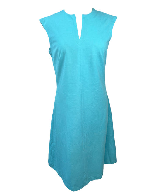 1970s Aqua Betsy Dress