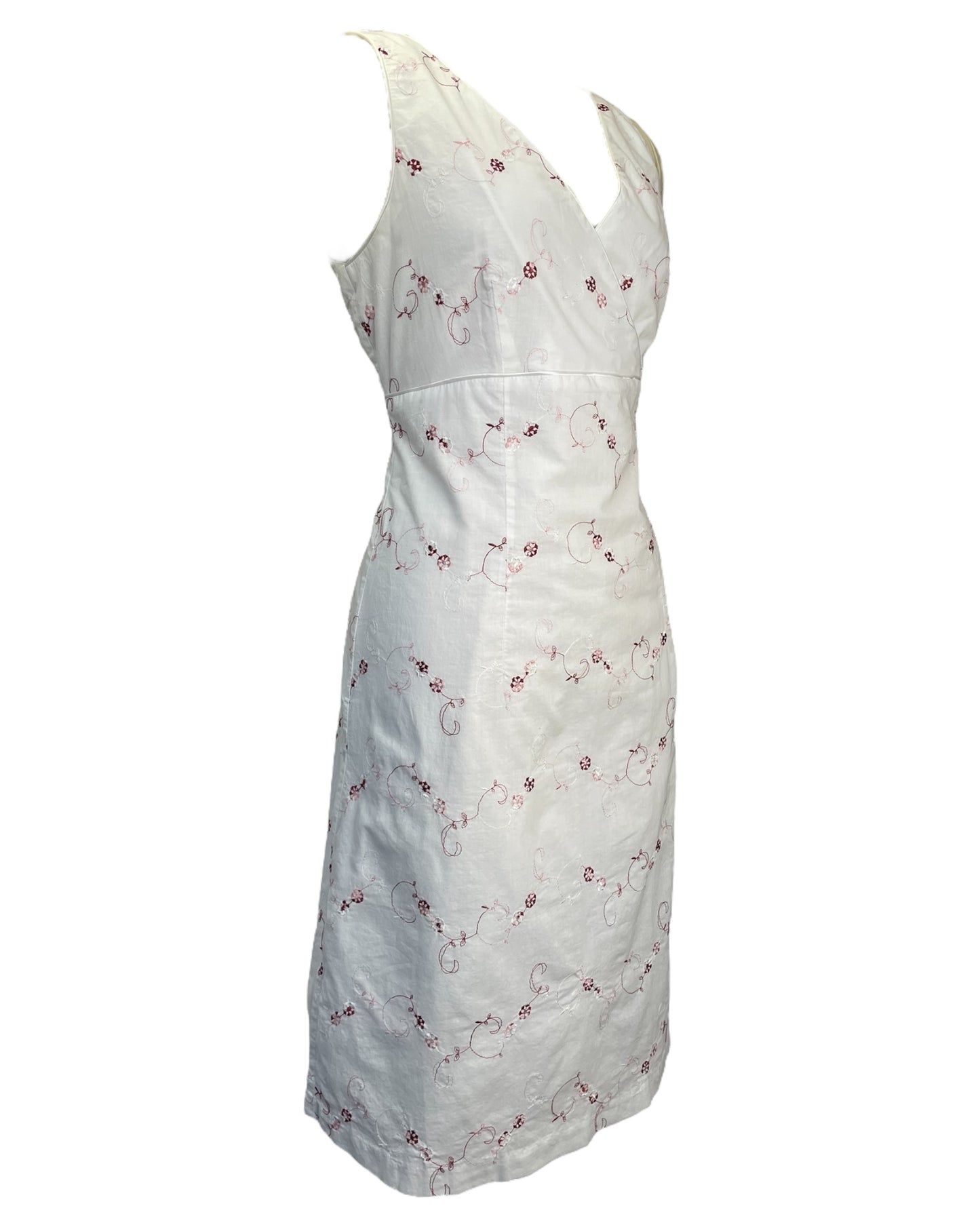 Y2K Rhubarb Pie Embroidered Dress