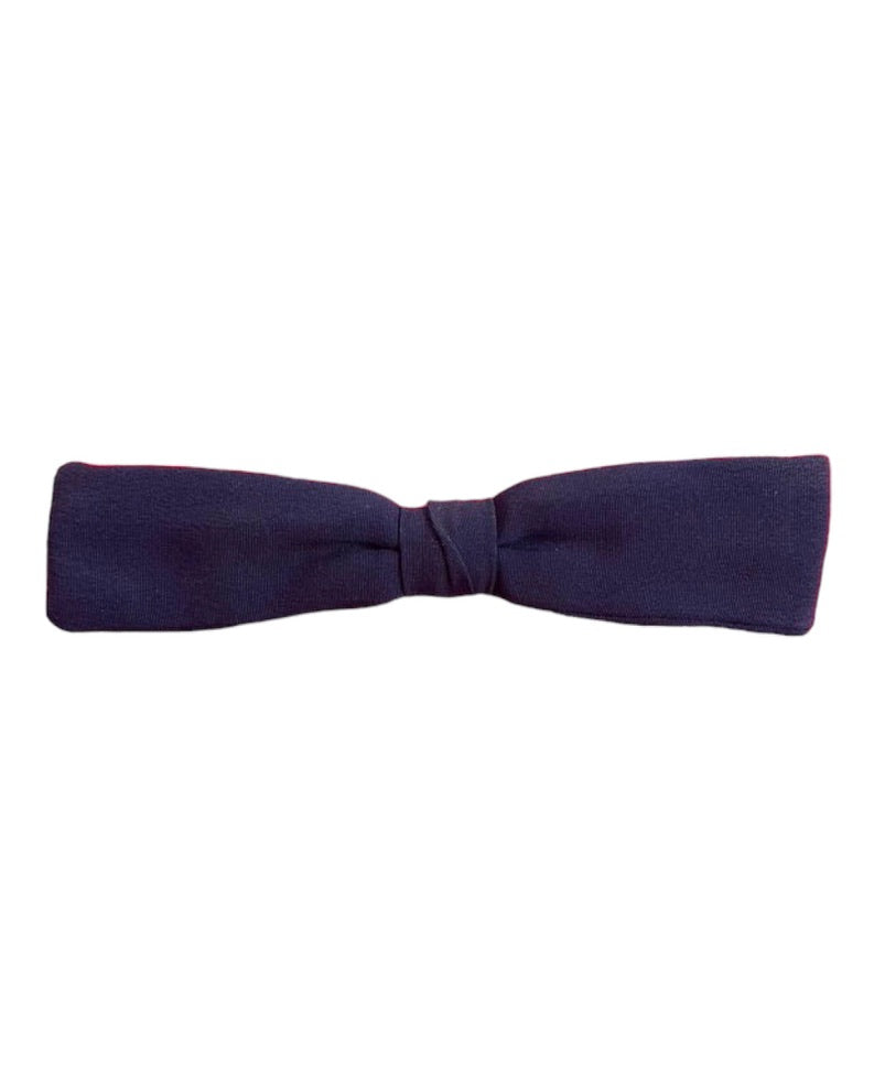Vintage Navy Blue Bow Tie