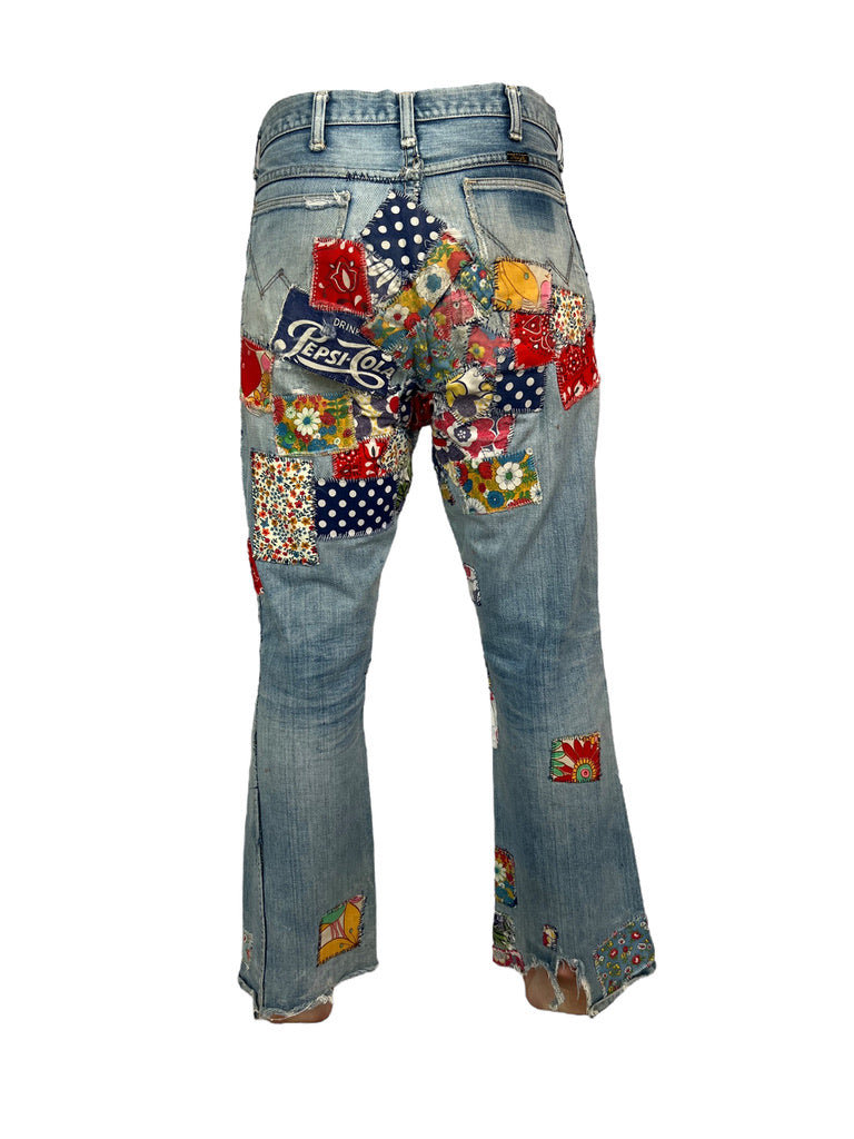 1960s Lee's Patchwork Skiing Jeans