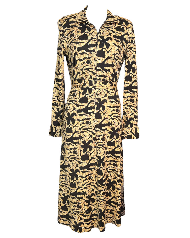 1970s DVF Batik Print Dress*
