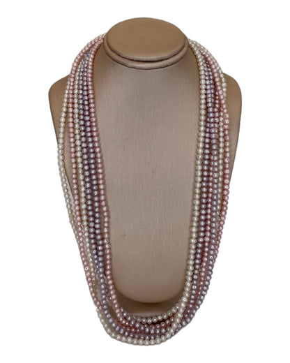 Vintage Six Strand Pearl Necklace