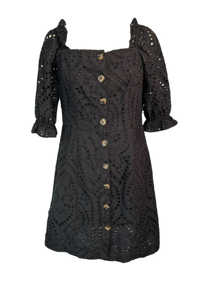 Contemporary Black Eye(let) Dress