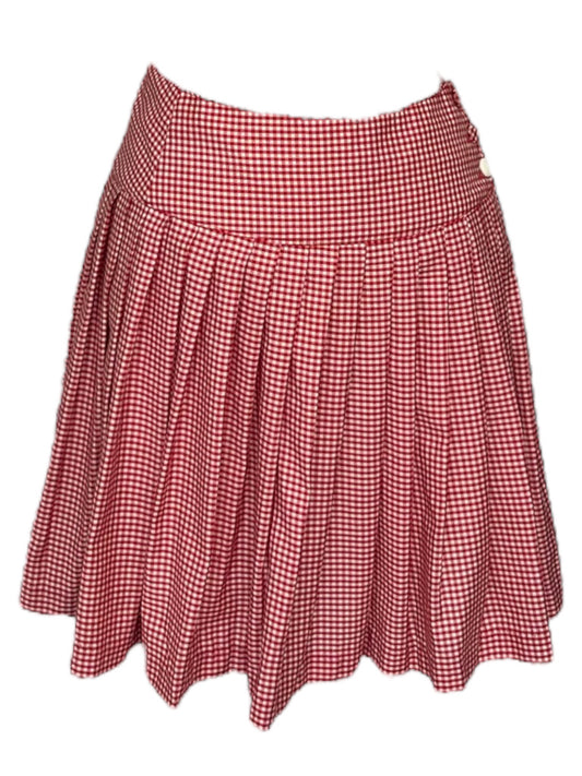 Vintage Picnic Day Pleated Skirt