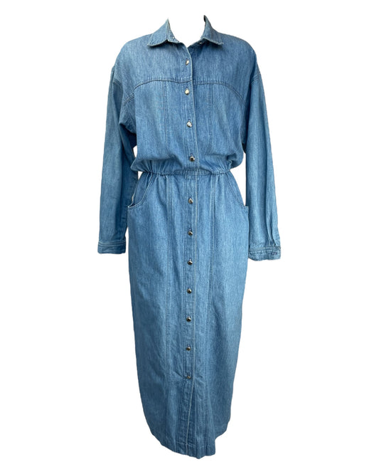 1980's Cowgirl Denim Dress