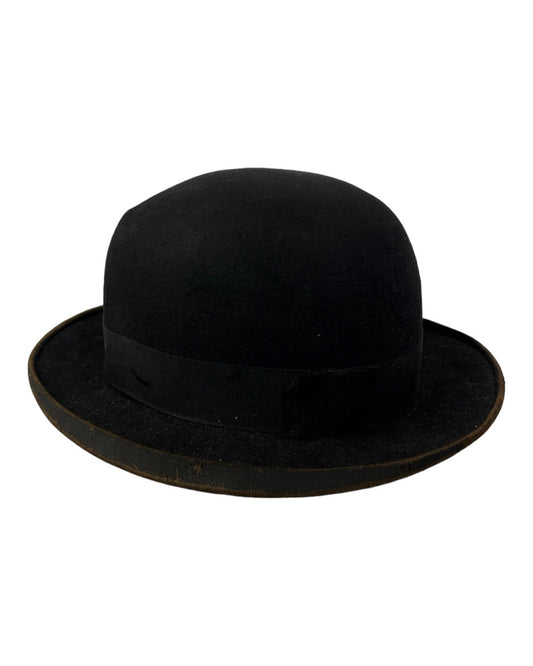 1920s Black Bowler Hat
