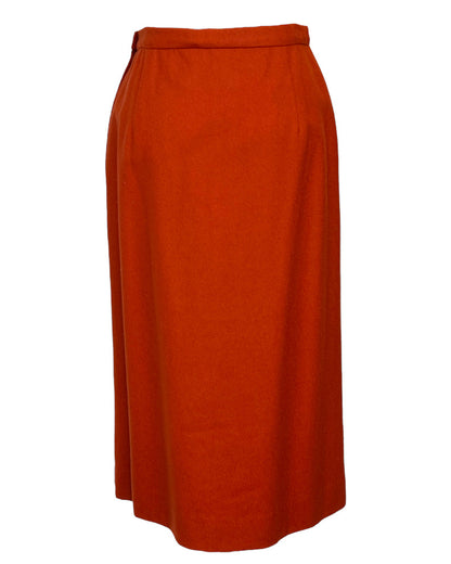 1970s Pumpkin Skirt Suit*