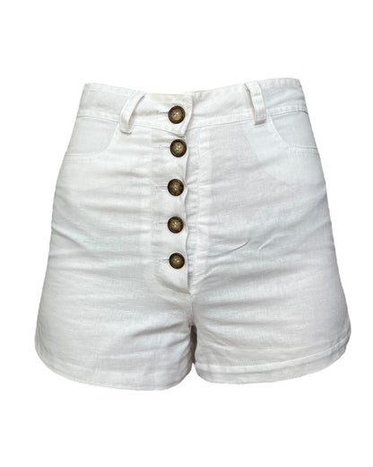 Contemporary Linen Hot Shorts