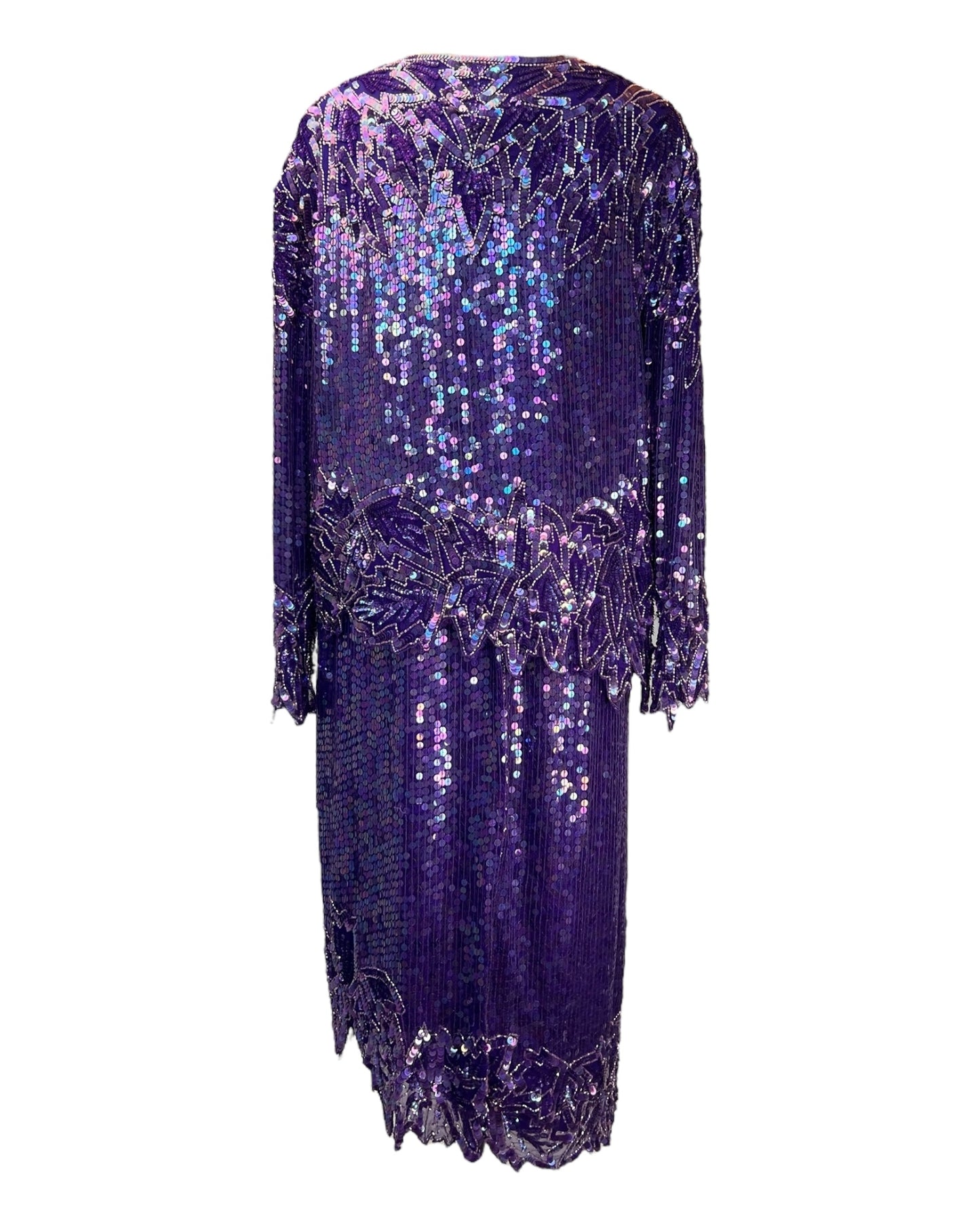 1980's Sparkly Purple Rain Set