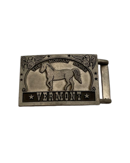 Vintage Vermont Horse Buckle