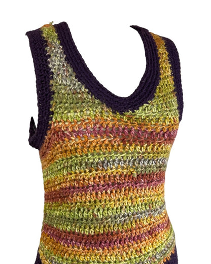 1970s Muted Knit Vest