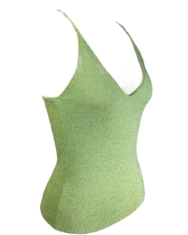 2000s Green Halter Top