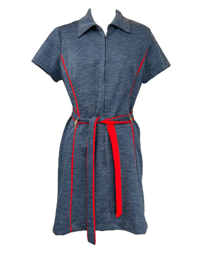 1970s Denim Disco Nights Dress