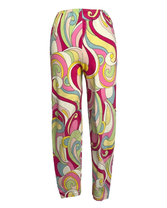 1980s Swirly Geometric Pants