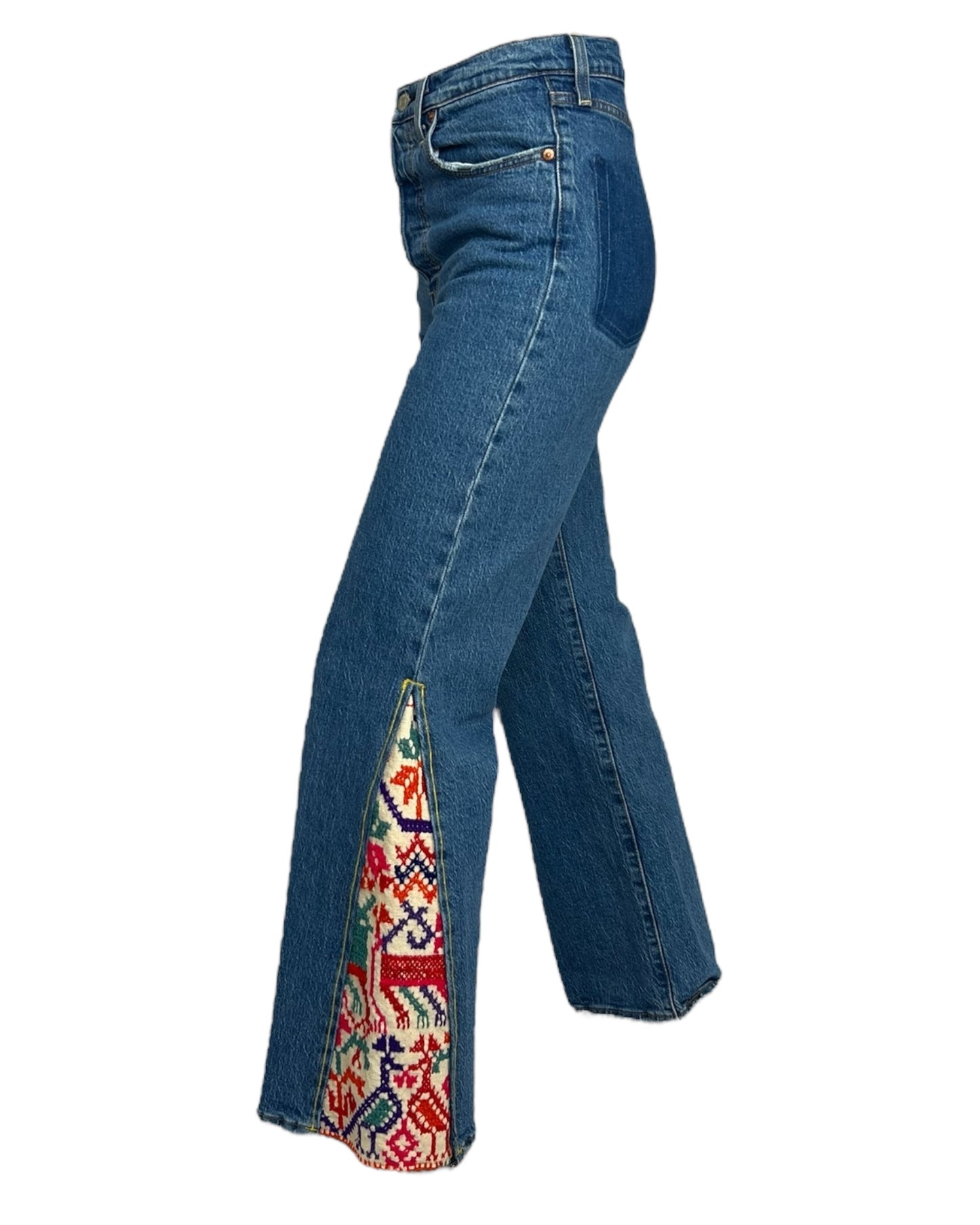 Contemporary Hippie Insert Bell Bottoms