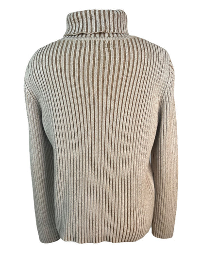 Vintage Ribbed Turtleneck Sweater