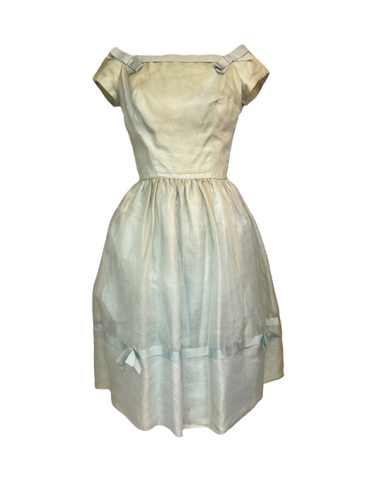 1950s Delicately Blue Dress*