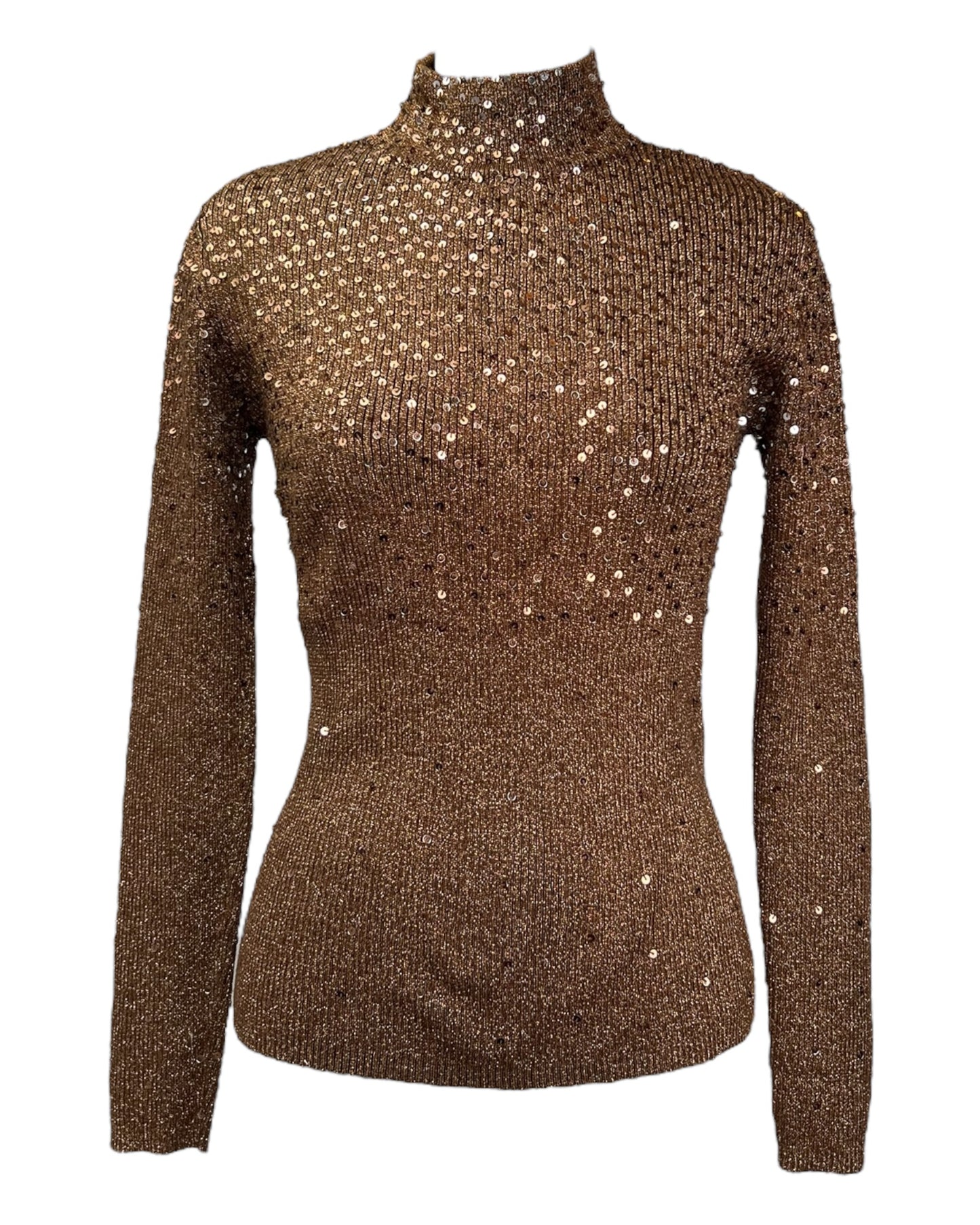 1990's Sparkly Disco Fall Sweater