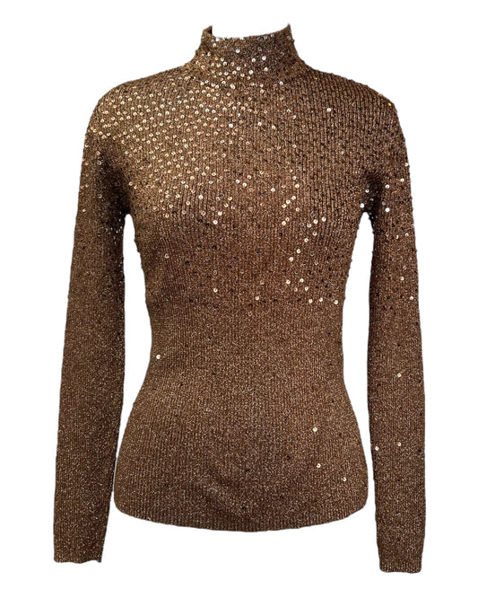 1990's Sparkly Disco Fall Sweater