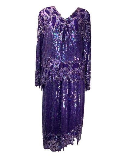 1980's Sparkly Purple Rain Set