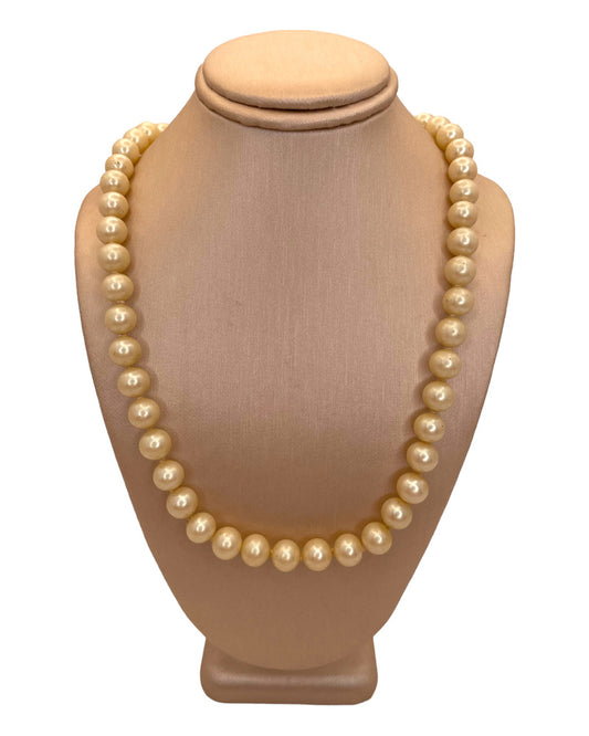 Vintage Twin Flame Pearl Necklace