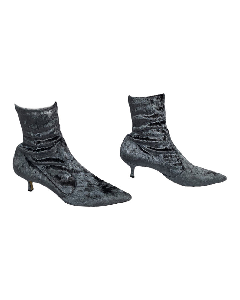 Contemporary M. Gemi Velvet Witchcraft Boots