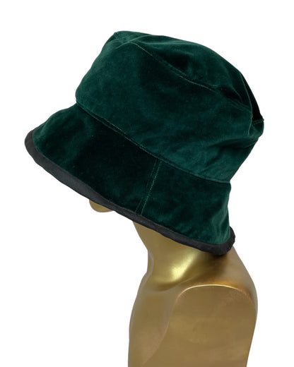 1990s Reversible Velvet Bucket Hat