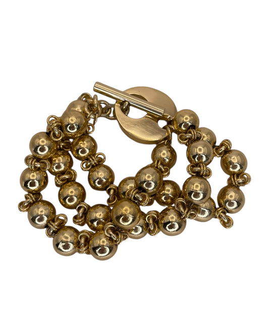 Vintage Chunky Gold Bracelet