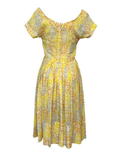 1960s Sunshine Summer Dress