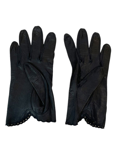Vintage Eyelet Wrists Driving Gloves