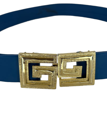 1970s Blue Grecco Belt