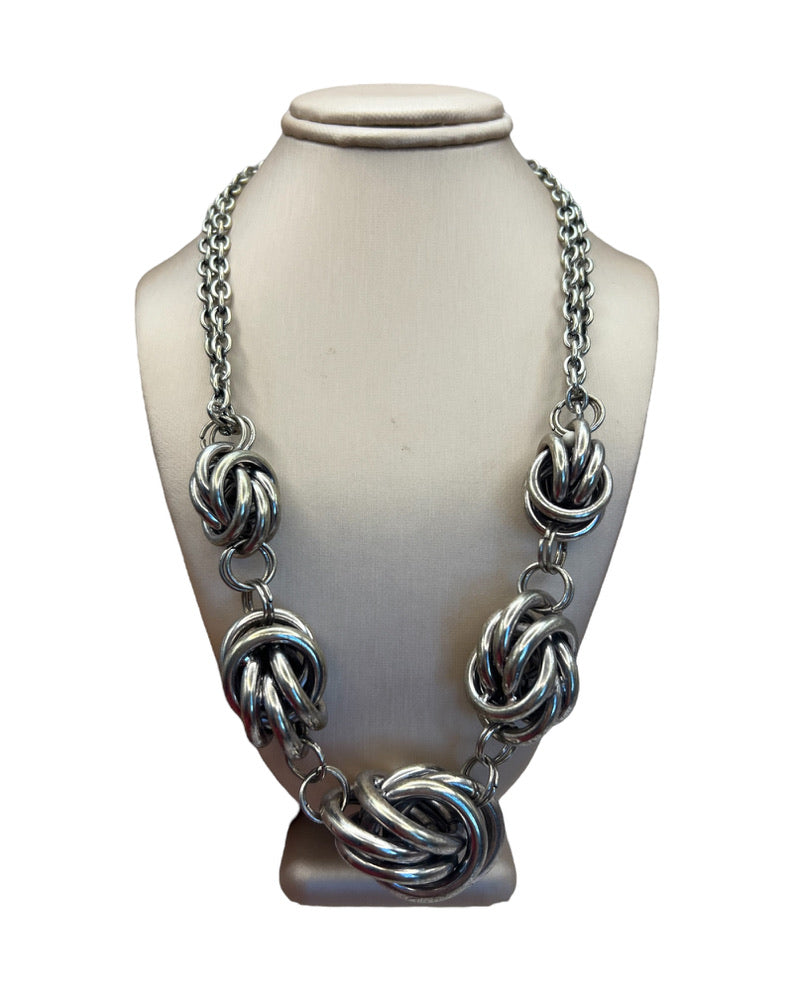 Vintage silver Mother Necklace
