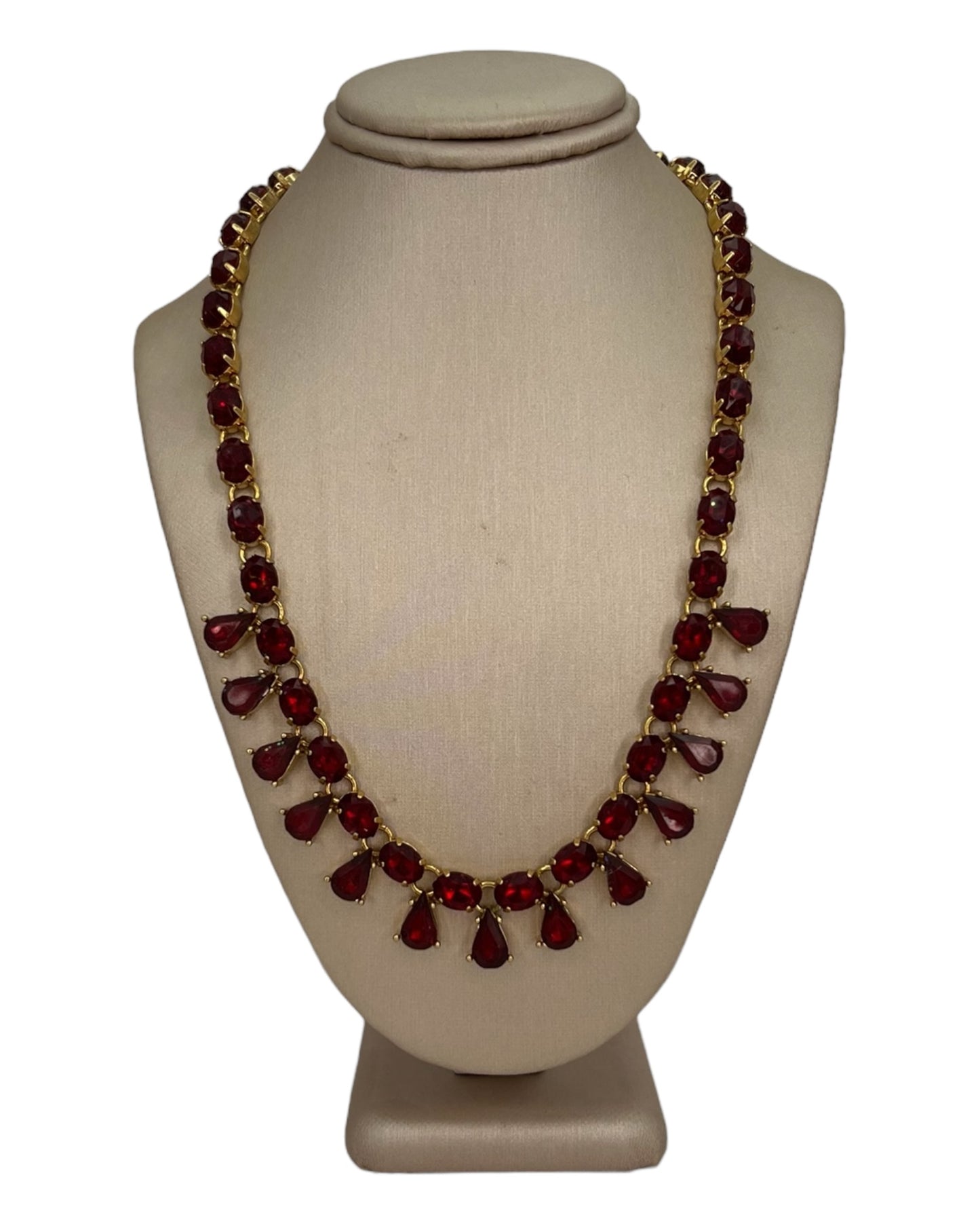 Vintage Bloody Stones Necklace