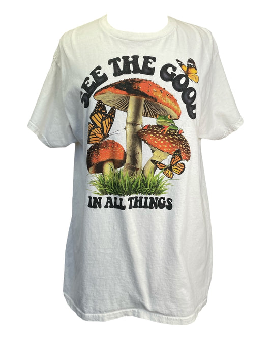 Contemporary "see the good" Tee