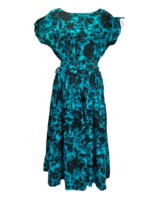 1950s Ocean Waves Dress