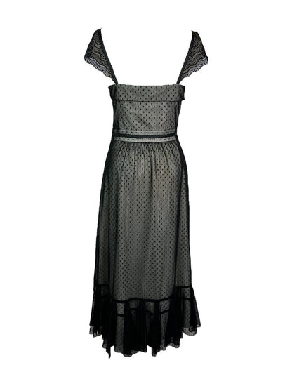 Y2K Lace Flapper Dress