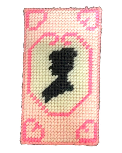 Vintage Needlepoint Eyeglass Case/Cellphone Holder