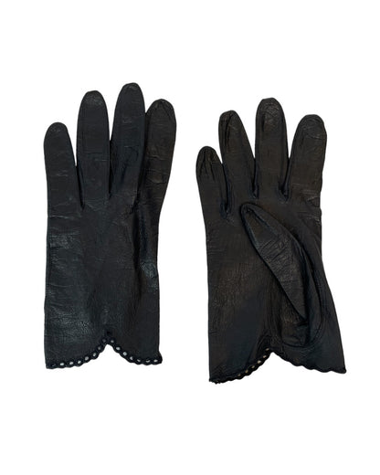 Vintage Eyelet Wrists Driving Gloves
