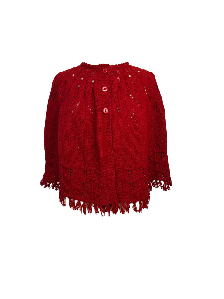 Vintage Petite Crimson Cape