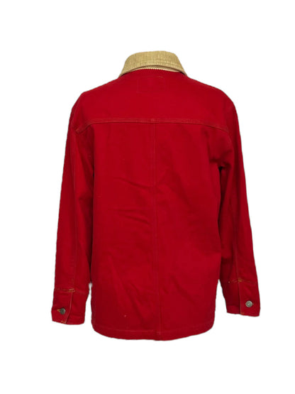 Vintage Red Alert Denim Jacket