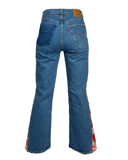 Contemporary Hippie Insert Bell Bottoms