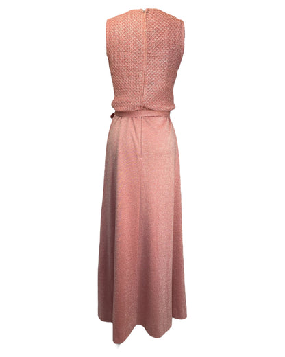 1970s Strawberry Sorbet Dress